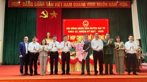 Ông Nguyễn Nam Tiến giữ chức Chủ tịch UBND huyện Đại Từ