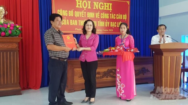 Chủ tịch huyện Phước Long giữ chức Phó giám đốc Sở NN-PTNT Bạc Liêu