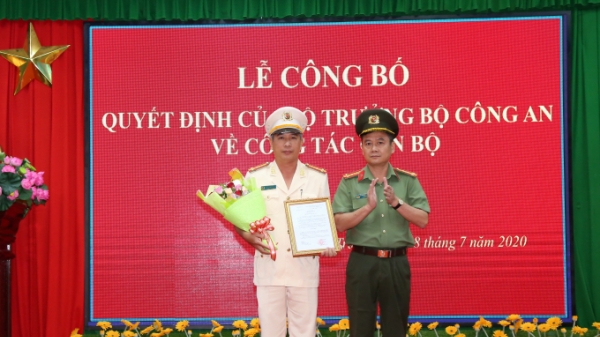 Thượng tá Huỳnh Hoài Hận giữ chức Phó Giám đốc Công an tỉnh Sóc Trăng