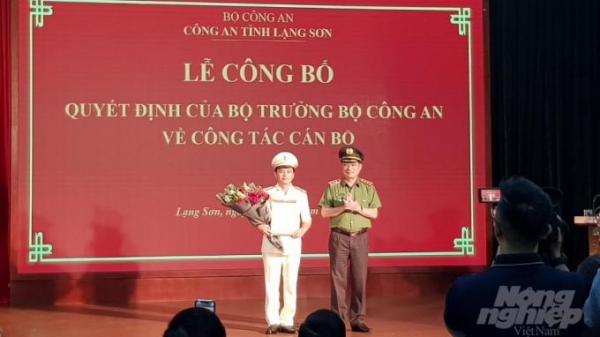 Đại tá Thái Hồng Công được bổ nhiệm Giám đốc Công an tỉnh Lạng Sơn
