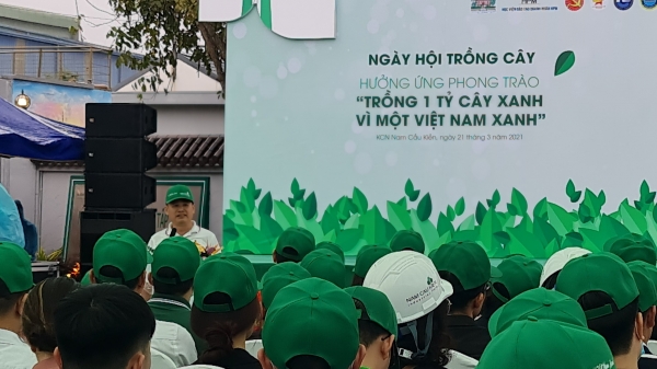 Khởi động chương trình trồng 1 triệu cây xanh tại Hải Phòng