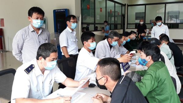 Quảng Bình: Tiếp nhận gần 2.000 công dân qua Cửa khẩu Quốc tế Cha Lo