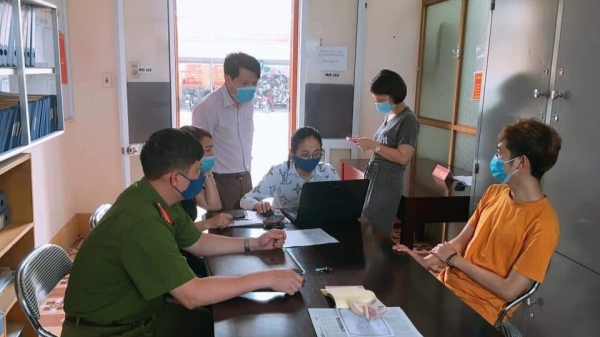 Thái Nguyên: Bị phạt tiền vì không đeo khẩu trang