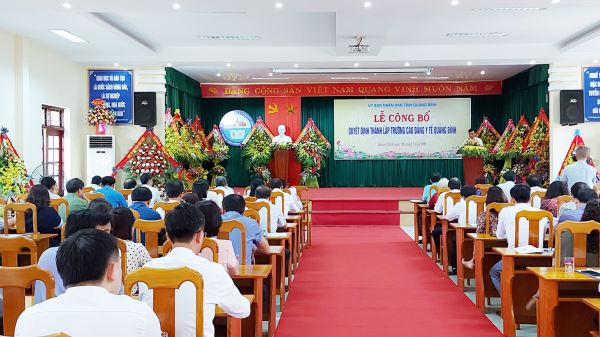 Quảng Bình: Thành lập Trường Cao đẳng Y tế