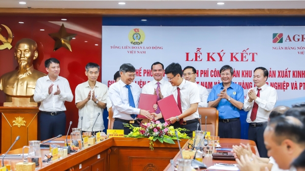 Agribank và Tổng Liên đoàn Lao động Việt Nam ký kết Quy chế hợp tác