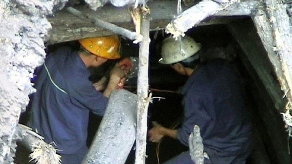 Sạt vỉa than, một công nhân Công ty than Hạ Long bị vùi lấp