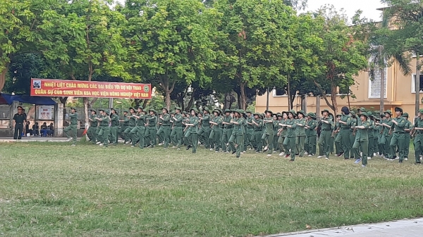 Sinh viên Học viện Nông nghiệp Việt Nam tích cực học tập, rèn luyện thể chất