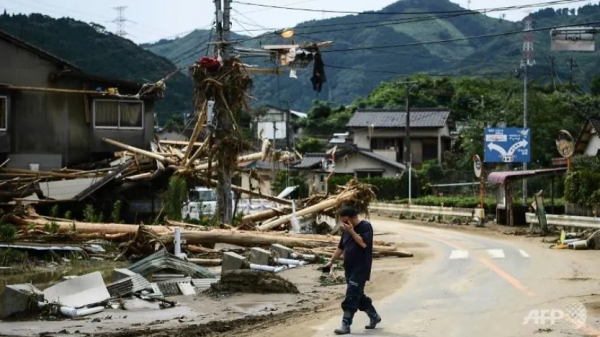 Mưa lũ lớn tại Nhật Bản: Hơn 3.000 hộ dân bị cô lập
