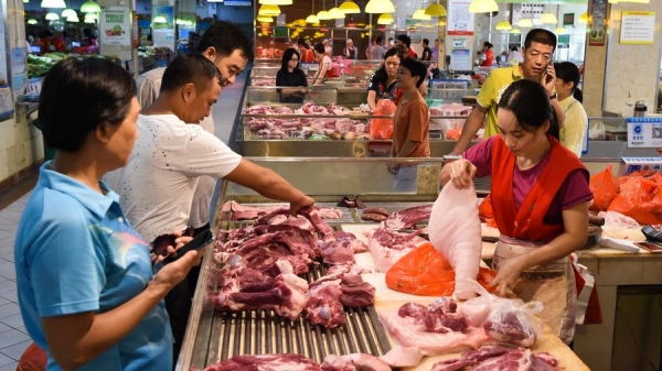 Trung Quốc nhập khẩu tới 1,72 triệu tấn thịt lợn trong 5 tháng đầu năm