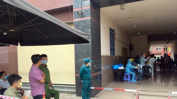 TP.HCM: Phong tỏa một block 15 tầng chung cư Thái An 2