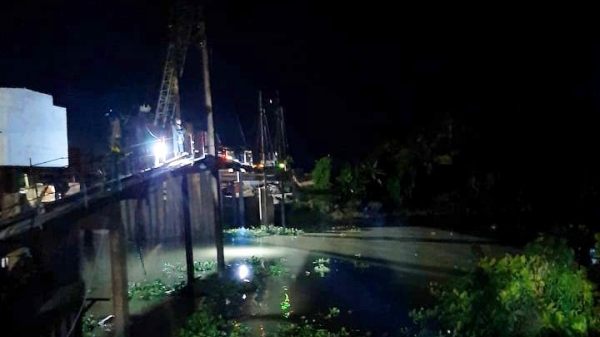 Chìm ghe chở gạo ở Tiền Giang, thiệt hại gần 600 triệu đồng