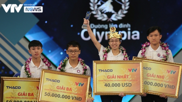 Chung kết năm Olympia 2020: Thu Hằng chinh phục vòng Nguyệt quế