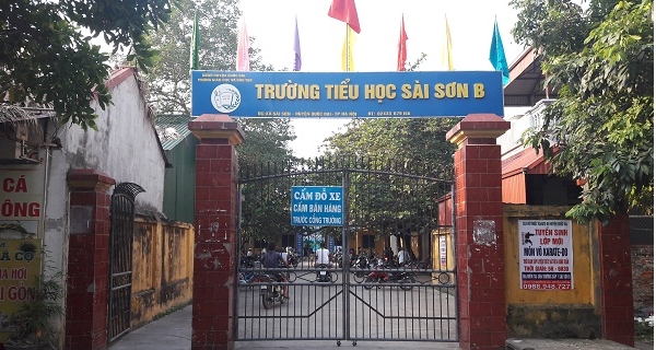 Hà Nội: Trường Tiểu học Sài Sơn B bị tố lạm thu