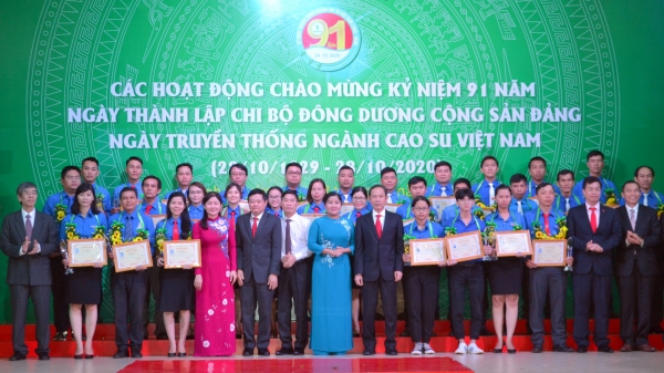 91 năm vẻ vang của ngành cao su Việt Nam