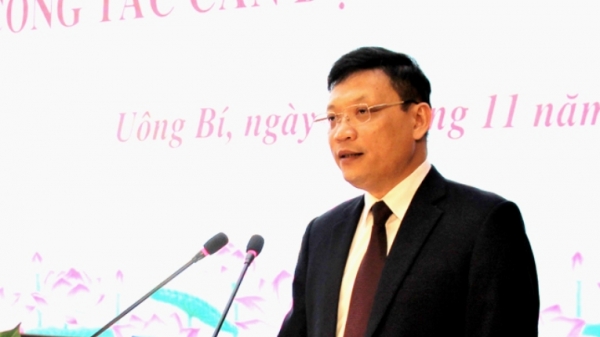 Giám đốc Sở Tư pháp Quảng Ninh làm Bí thư Thành ủy Uông Bí