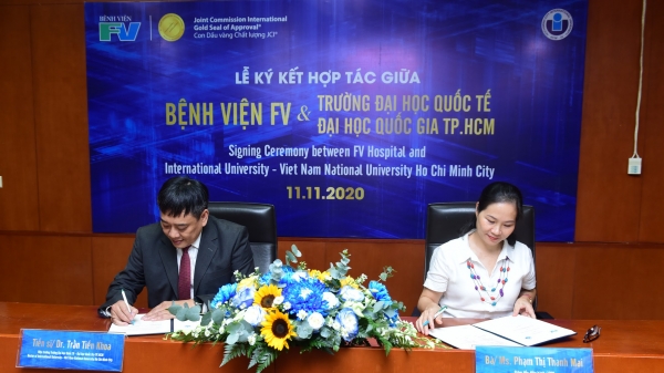 Bệnh viện FV và Đại học Quốc tế ký kết thỏa thuận hợp tác