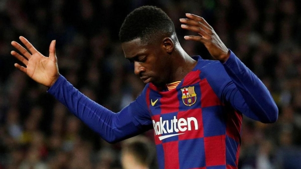 Barcelona méo mặt vì Ousmane Dembele lại chấn thương