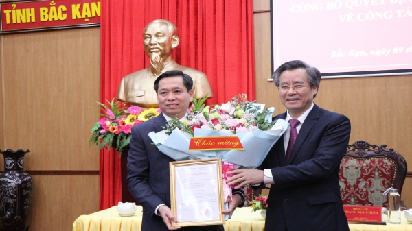 Ông Nguyễn Long Hải được chỉ định làm Phó Bí thư Tỉnh ủy Bắc Kạn
