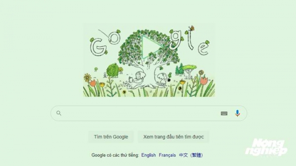 Google Doodle 22/4: Ngày Trái đất (Earth Day) 2021