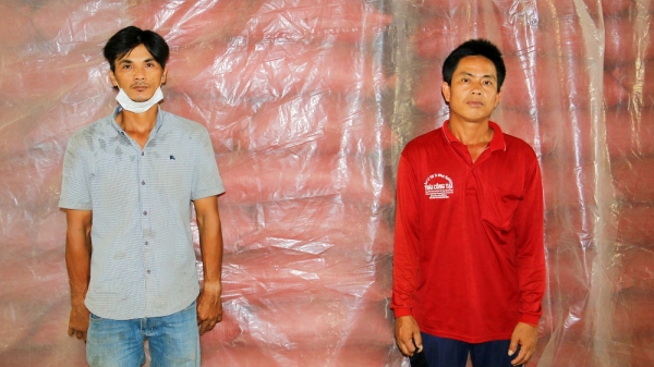 Bắt 2 đối tượng vận chuyển 20 tấn đậu xanh từ Campuchia vào Việt Nam