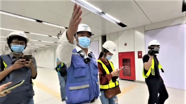 Hoàn thành tầng B1 ga ngầm metro Ba Son sớm hơn dự kiến 31 ngày