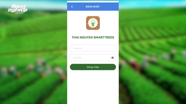 Thái Nguyên quản lý cây xanh trên điện thoại di động