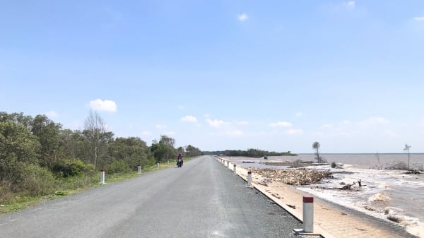 Tiền Giang: Khánh thành đưa vào sử dụng dự án nâng cấp đê biển Gò Công