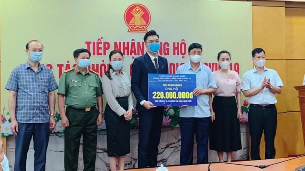 Danko Group ủng hộ 720 triệu cho tỉnh Thái Nguyên và Bắc Giang phòng, chống Covid-19