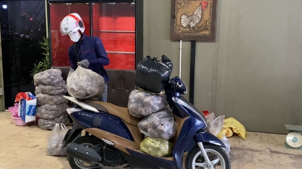 Người Sài Gòn đổ xô mua khoai lang tím giá rẻ