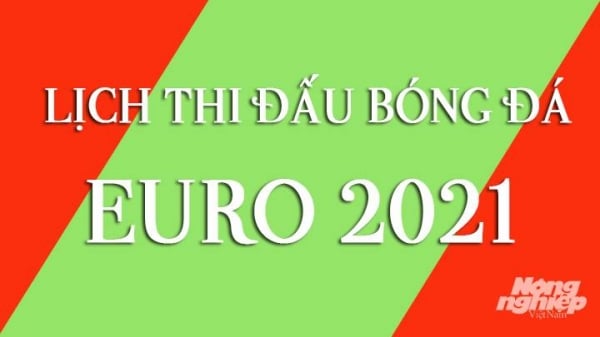 Chi tiết lịch thi đấu bóng đá EURO 2021