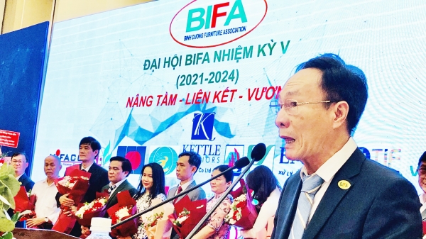 Ông Nguyễn Liêm được bầu làm Chủ tịch Hiệp hội chế biến gỗ Bình Dương
