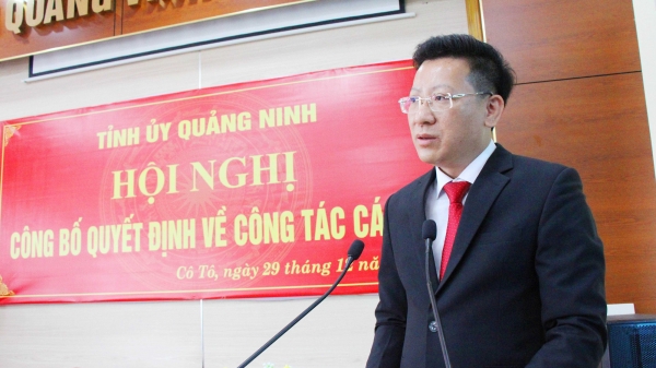 Cô Tô có Bí thư Huyện ủy mới thay ông Lê Hùng Sơn
