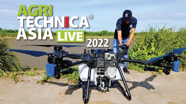 Global Check - thiết bị bay ấn tượng tại Agritechnica Asia Live 2022