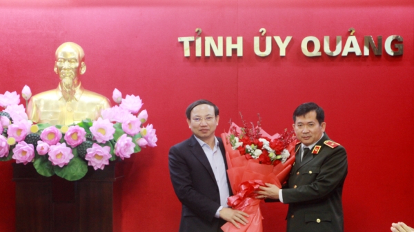 Thiếu tướng Đinh Văn Nơi vào Ban Thường vụ Tỉnh ủy Quảng Ninh