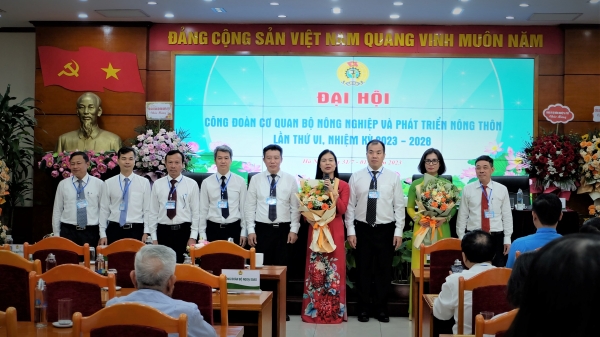 Bà Vũ Thị Phương Lan tái đắc cử Chủ tịch Công đoàn cơ quan Bộ NN-PTNT