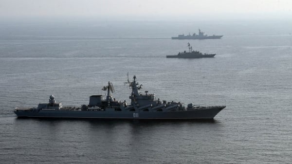 Nga, Trung Quốc, Iran tập trận chung trên Biển Ả Rập