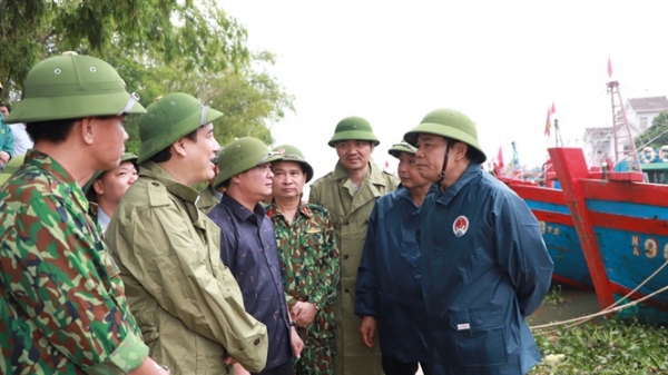 Bộ trưởng Nguyễn Xuân Cường yêu cầu không được lơ là công tác phòng chống bão Podul