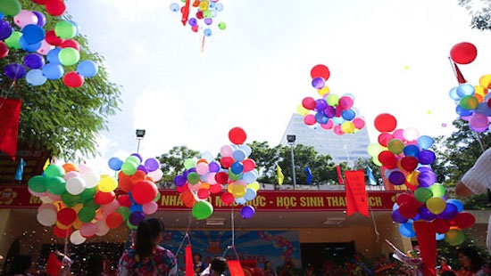 Thừa Thiên - Huế: Không thả bóng bay ngày khai giảng