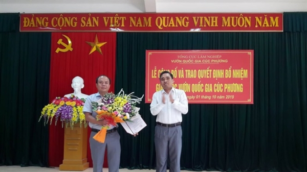 Bổ nhiệm ông Nguyễn Văn Chính làm Giám đốc Vườn Quốc gia Cúc Phương