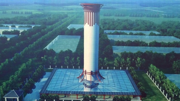 Tháp lọc không khí lớn nhất thế giới ở Trung Quốc