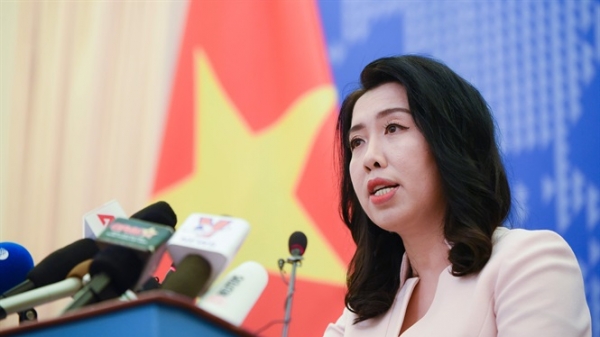 Việt Nam phủ nhận tuyên bố vô căn cứ của Trung Quốc về bãi cạn trên Biển Đông