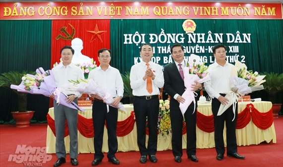 Bầu và bổ nhiệm hàng loạt lãnh đạo tỉnh Thái Nguyên