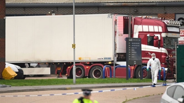 Cảnh sát Anh tin 39 nạn nhân chết trong container đều là người Việt