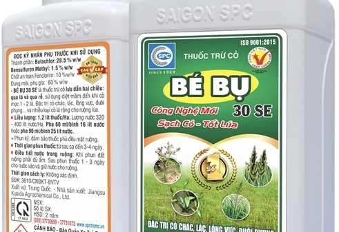 BéBụ 30SE trừ cỏ cho ruộng lúa - sản phẩm SX theo công nghệ mới