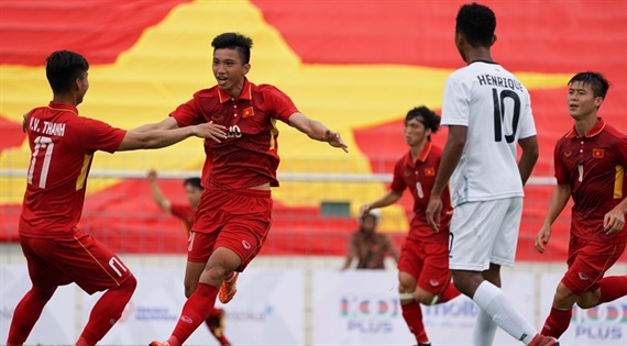 Việt Nam hai lần đè bẹp Brunei trong ngày ra quân tại SEA Games