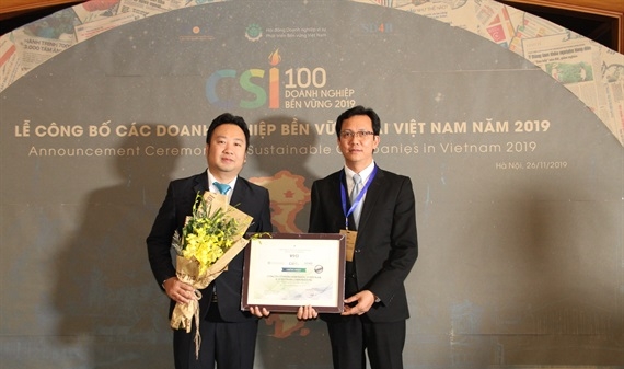 C.P. Việt Nam nhận giải Doanh nghiệp phát triển bền vững 2 năm liên tiếp
