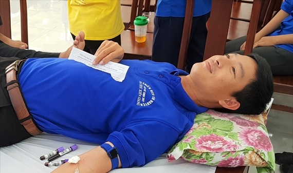 'Ngày Chủ nhật đỏ' tại Kiên Giang tiếp nhận hơn 350 đơn vị máu