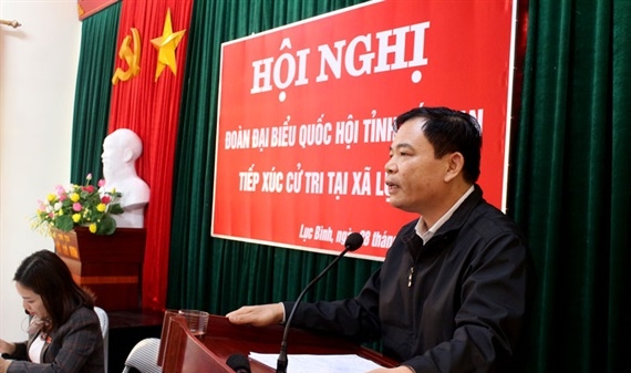 Bộ trưởng Nguyễn Xuân Cường tiếp xúc cử tri tại tỉnh Bắc Kạn