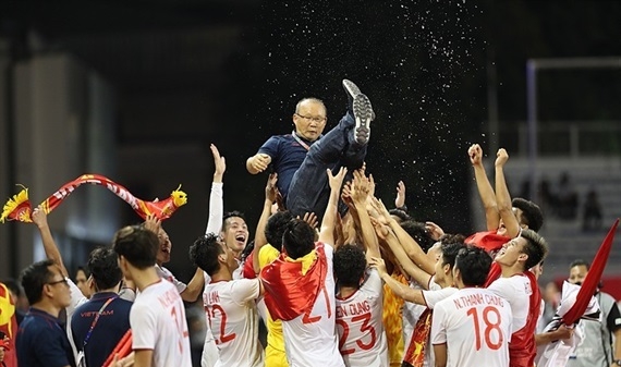 HLV Park Hang Seo: 'Tinh thần dân tộc giúp U22 Việt Nam vô địch'