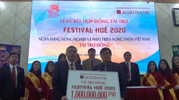 Agribank tài trợ 1 tỷ đồng cho Festival Huế 2020